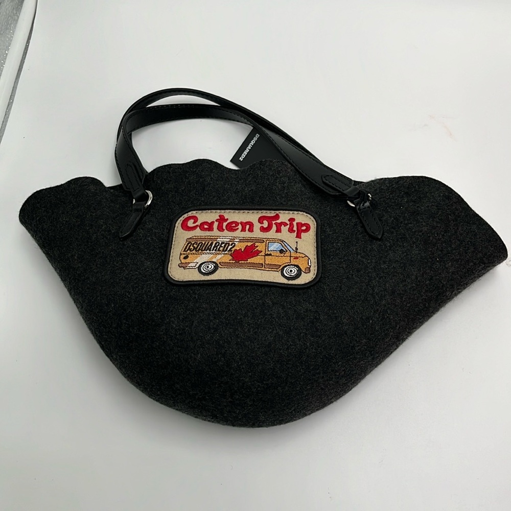 Brand New DSQUARED2 Caten Trip Logo Tote Bag